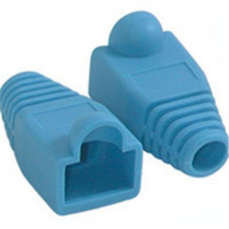 FASTTRACK Rj45 Plug Cover - Od 6.0Mm Blue - 50Pk FA260688